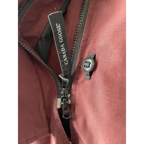 Canada Goose KENSINGTON Down Parka NO FUR 2506L Sz M Jacket Plum - Picture 15 of 16